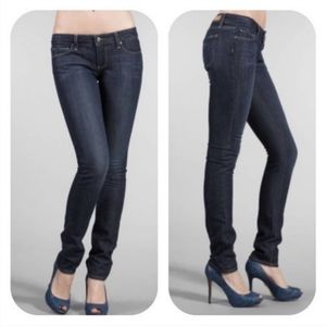 Paige Blue heights low rise 14" skinny jeans